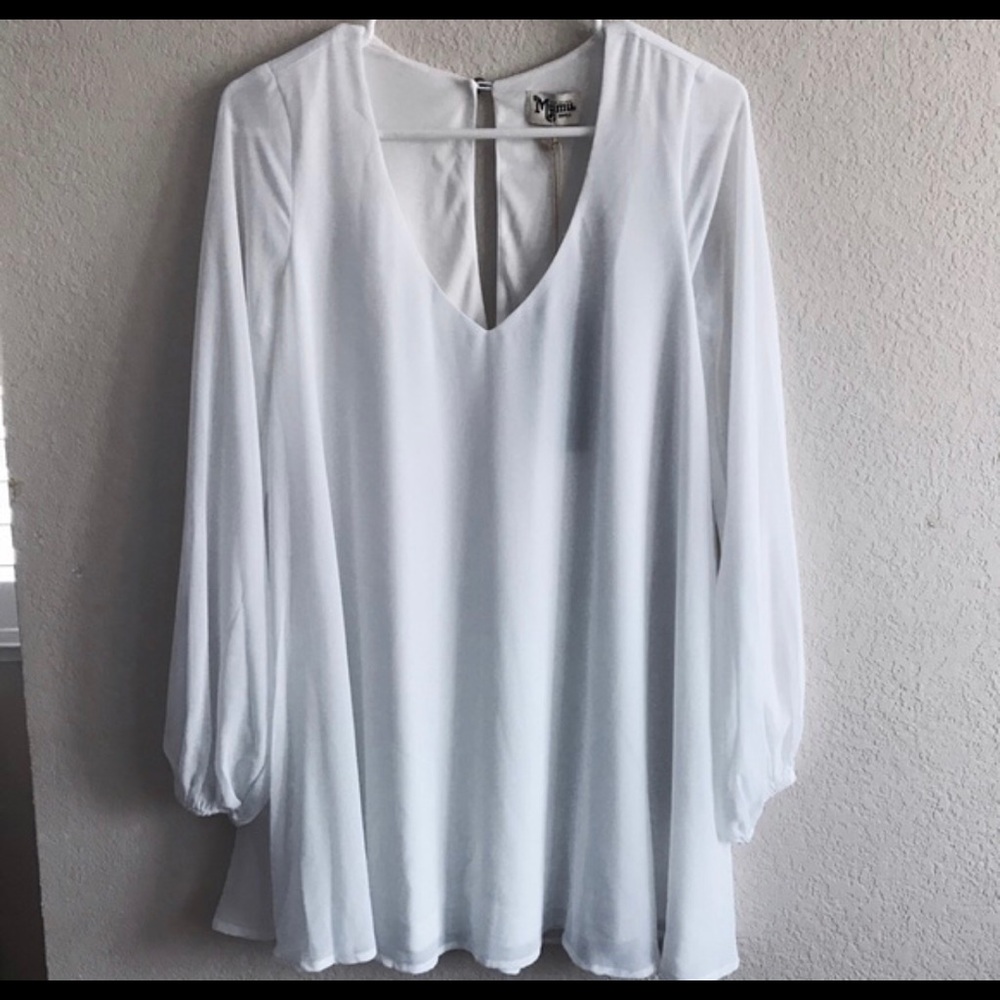 Show Me Your Mumu ~ White Shift Dress/Tunic